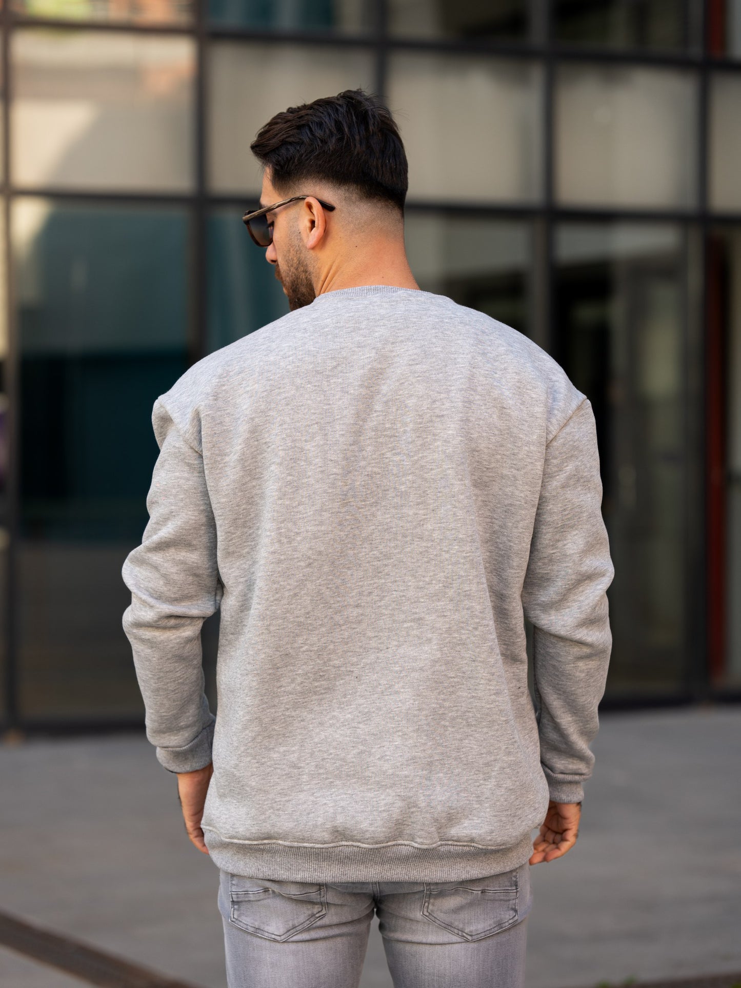 3 İplik Bisiklet Yaka Sweatshirt