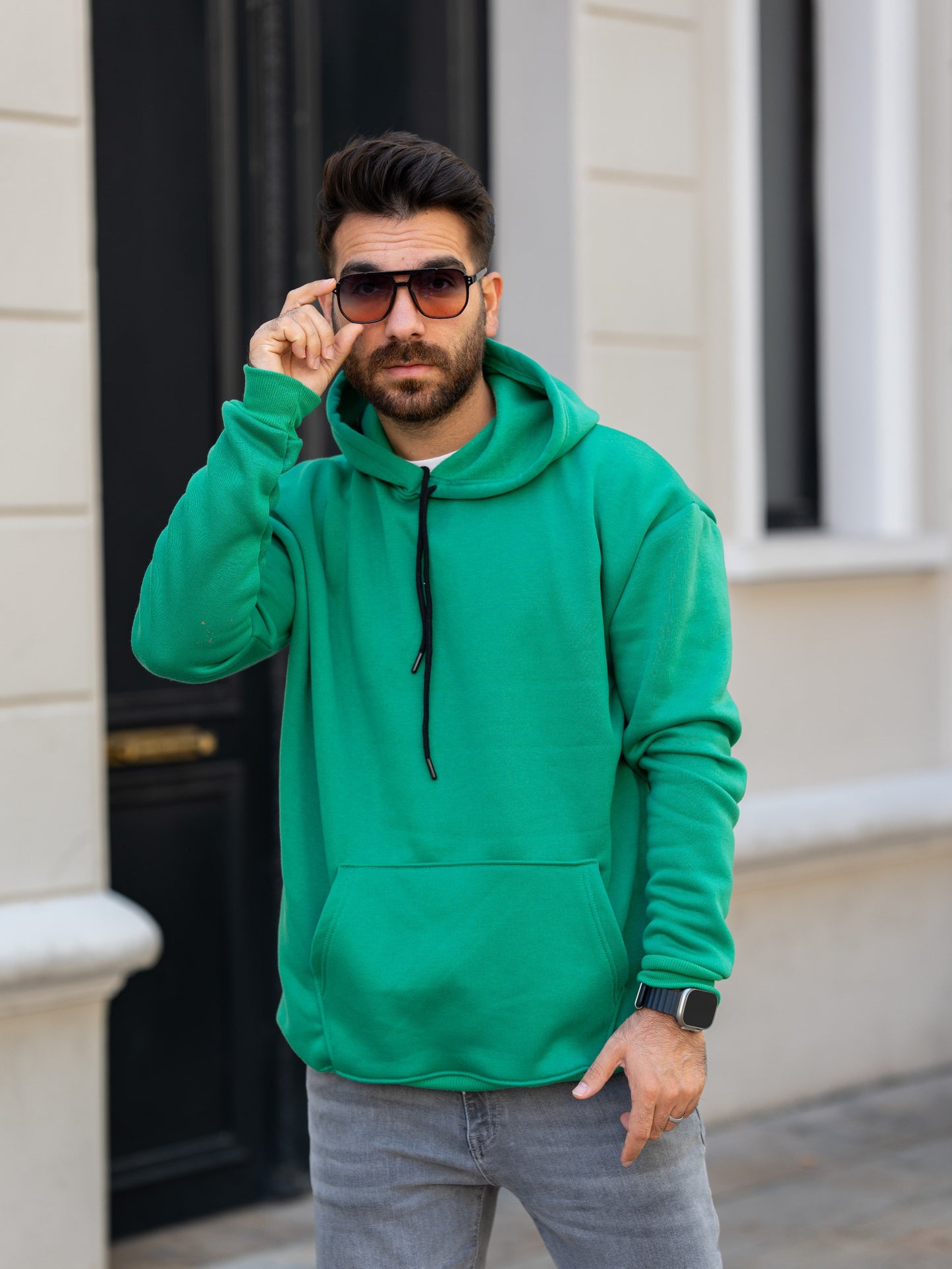 3 İplik Kapşonlu Sweatshirt