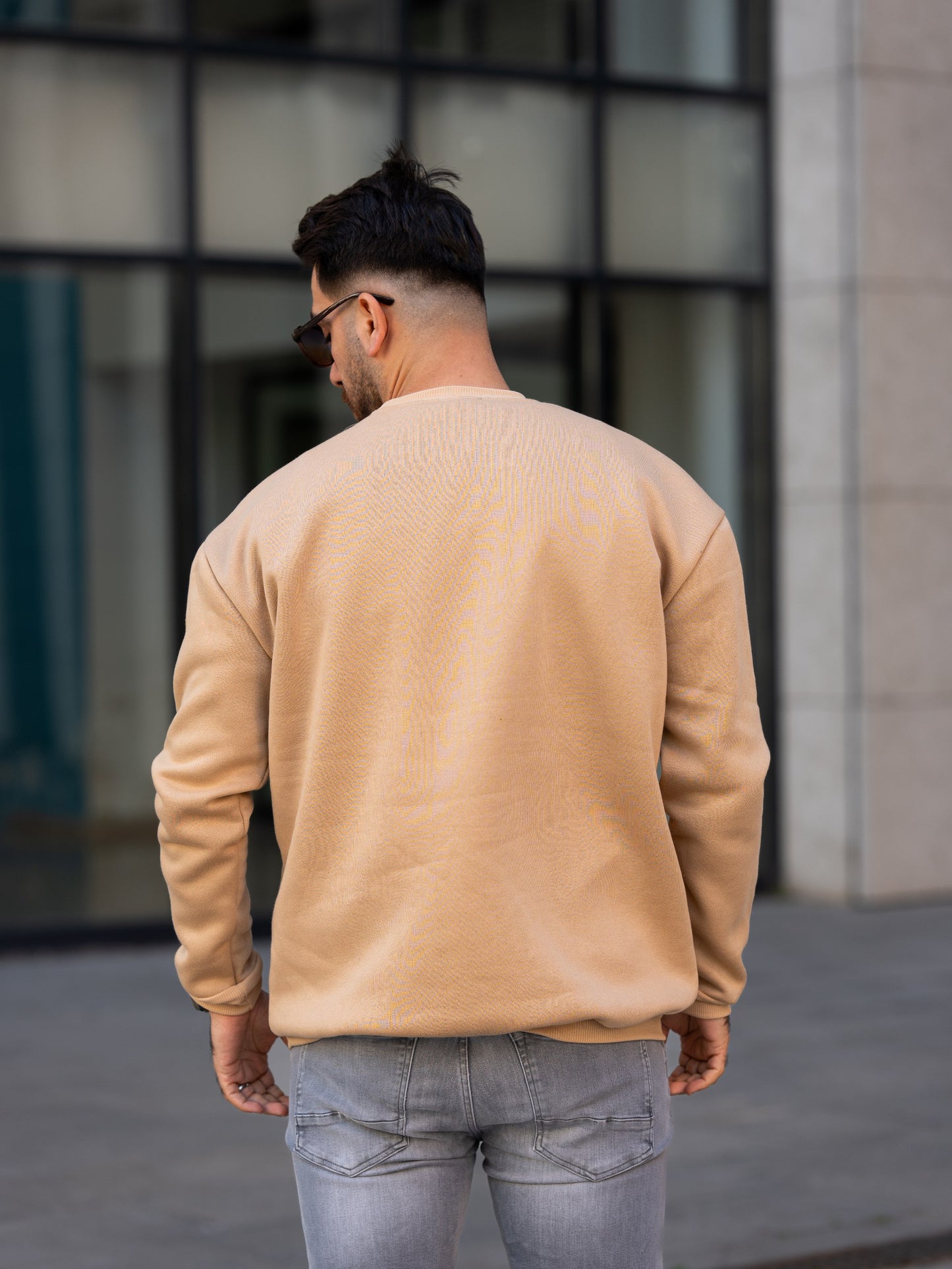 3 İplik Bisiklet Yaka Sweatshirt