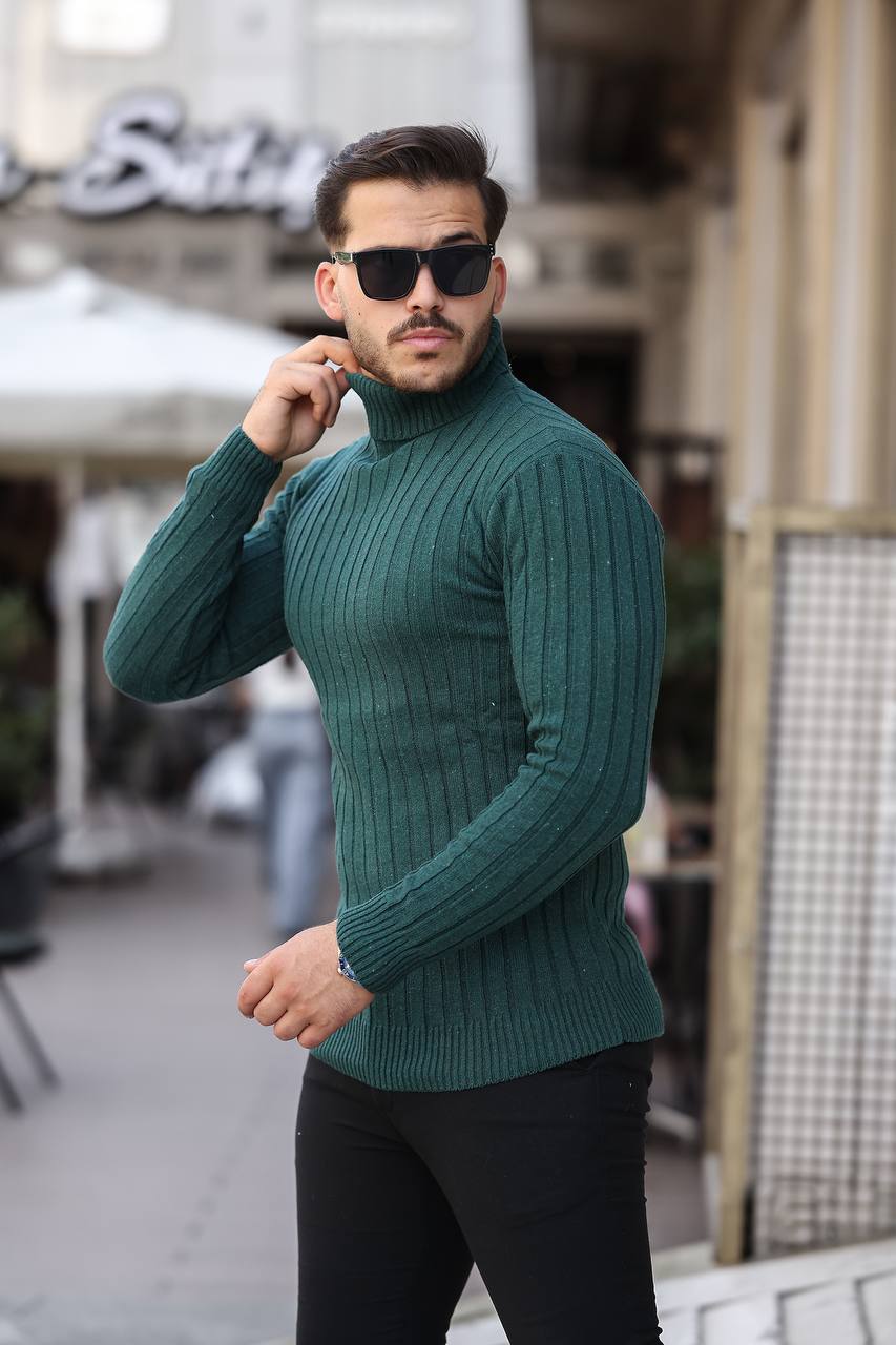 Boğazlı Triko Kazak