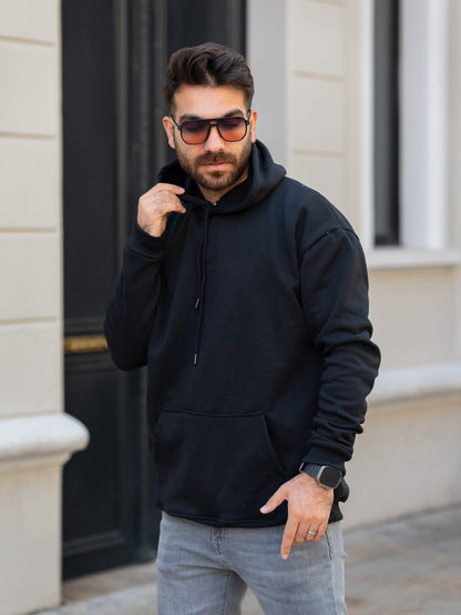 3 İplik Kapşonlu Sweatshirt