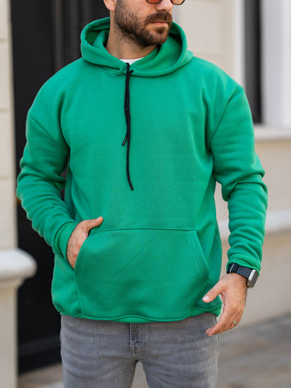 3 İplik Kapşonlu Sweatshirt