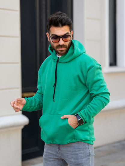 3 İplik Kapşonlu Sweatshirt