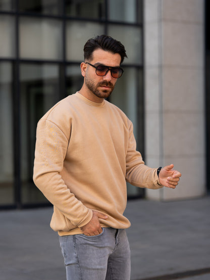 3 İplik Bisiklet Yaka Sweatshirt